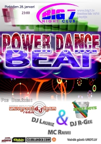 Power Dance Beat mazais plakāts