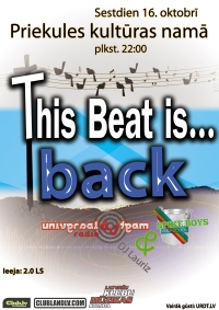 this beat is... back poster small