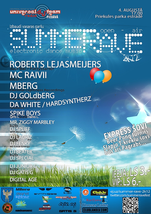 Summer Rave 2k12 Poster